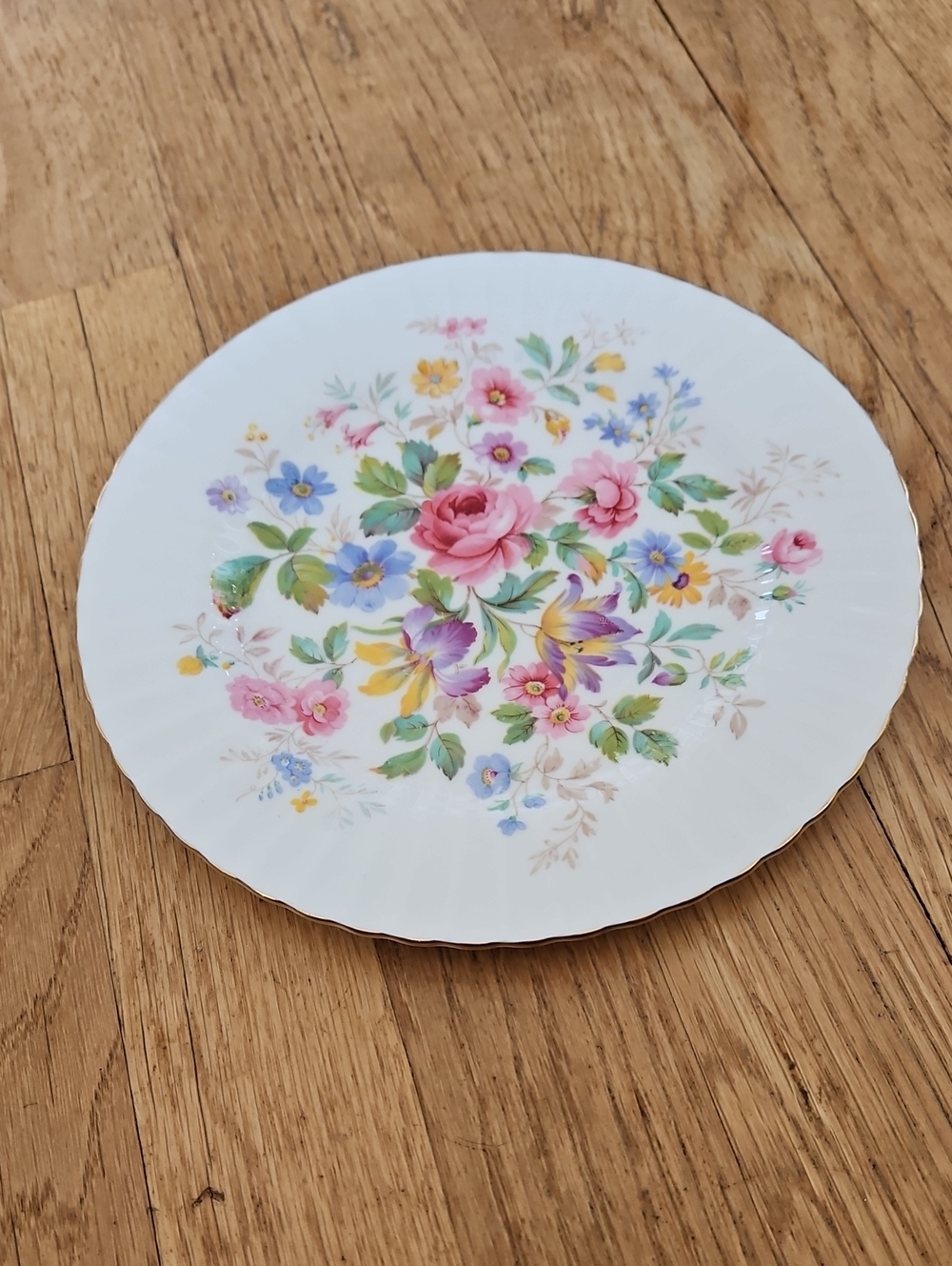 Paragon Queen's Garden Fine Bone China Salad Plate